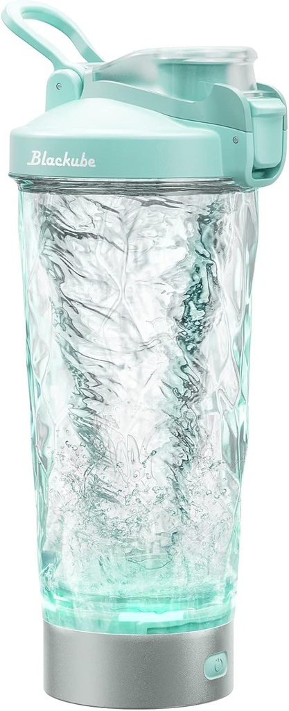 BLACKUBE 电蛋白摇摆瓶 - 18 oz 可充电 Vortex 混音器杯 QQ BPA 自由 QQ 由 Tritan 制作 QQ 用于制作蛋白摇摆
