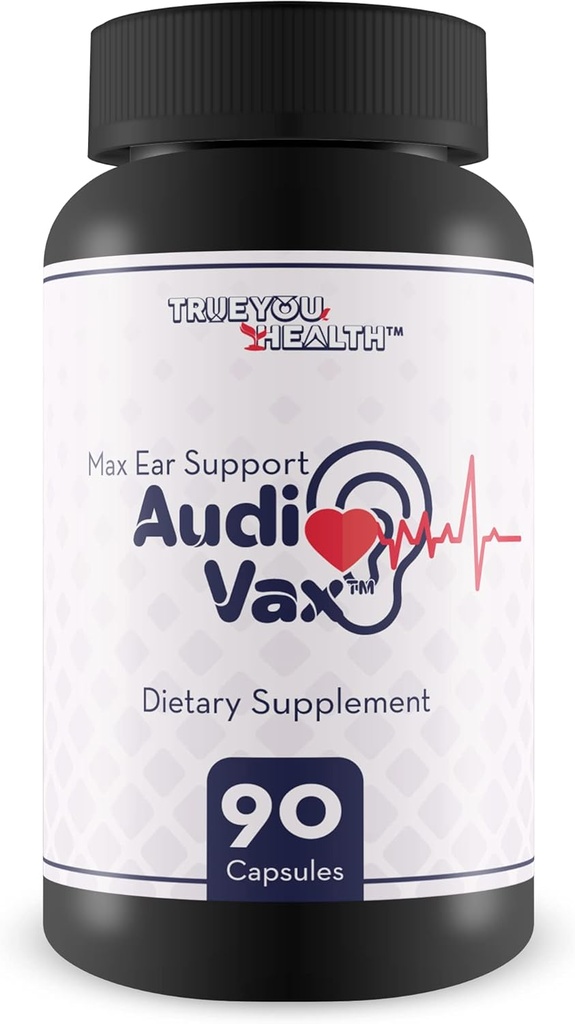 Max Ear支持 Audi Vax - Ear健康支持补编 - 促进内耳和中耳健康,改善血液流量 - 帮助减少听力损失和耳环 - 支持健康审计功能