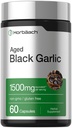 Horbäach Aged Garlic 提取卡普苏莱斯 1500mg | 60 Counter | 发酵的补编 | Non-GMO, Gluten Free