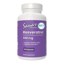 Sanar Naturals Resveratrol 补充500 mg – 支持健康老化,认知功能,以及心脏健康 - 基于植物的 Transveratrol - Vegan, Non-GMO, 120 Capsules