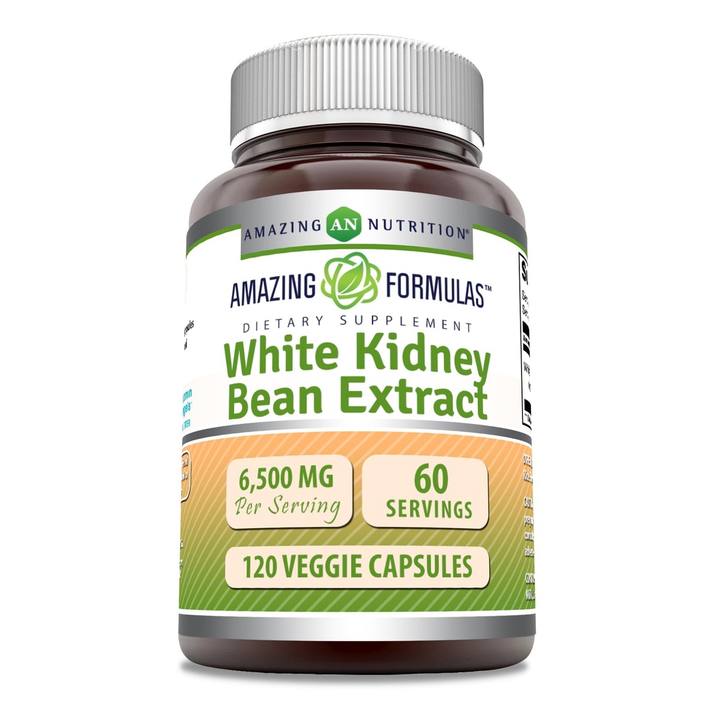 神奇的公式 白肾豆提取 6500 Mg QQ 植物人 Capsules QQ Non-GMO QQ Gluten-Free QQ 在美国制造 (Pack QQ 120 Count)