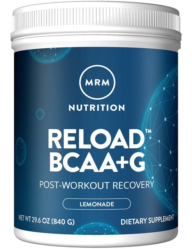 MRM BCAA+G RELOAD 工作后恢复 -- -- 柠檬,840g -- -- 每集装箱60架
