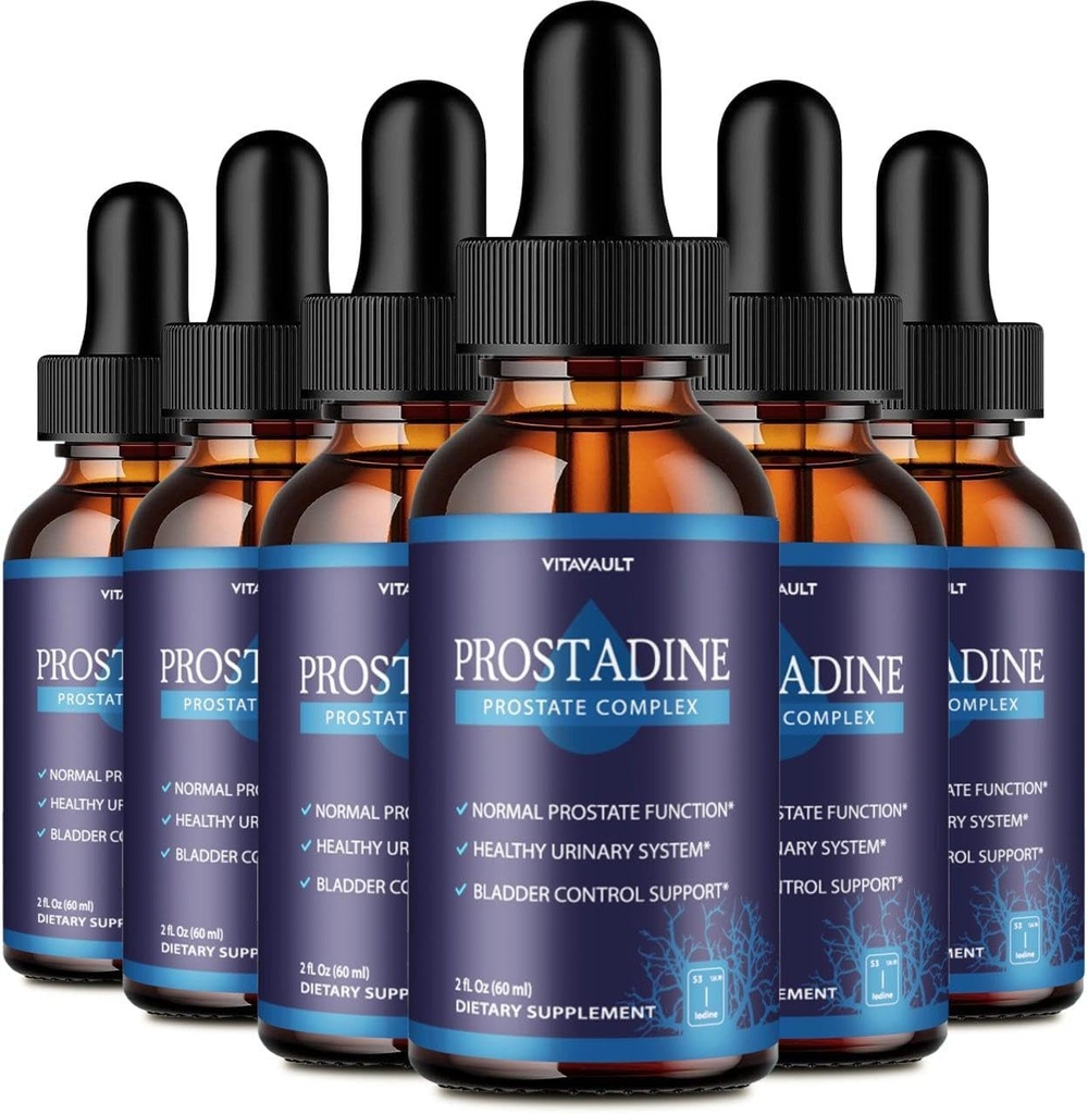 Prostadine, Potent 前列腺支持液滴, 高强度前列腺整体井, 易用液滴形式( 6 Pack)