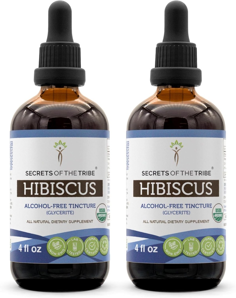 (原始内容存档于2018-03-21) (英语). Secrets of the Tribe Hibiscus USDA Organization QQ无酒精提取(2 pcs.),High-potency Herbal Drops 由100%认证的Hibiscus Sabdariffa Dried Flower 2x4 oz制成.