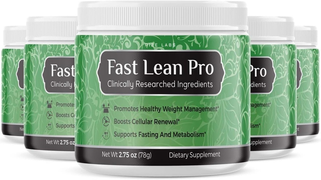 rizes 实验室 Fast Lean Official Pro Advanced Formultive Supplement Supplements, Hydrition BCAA 饮料 Capsules in a Jar, Easy to Scoop and Tastes Great - Pack of 5(120 services) 水分卡萨(英语:Hydrition BCAA Addrink Capsules in a Jar, Easy to Scoop and Tastes Great - Pack of 5(120 services)