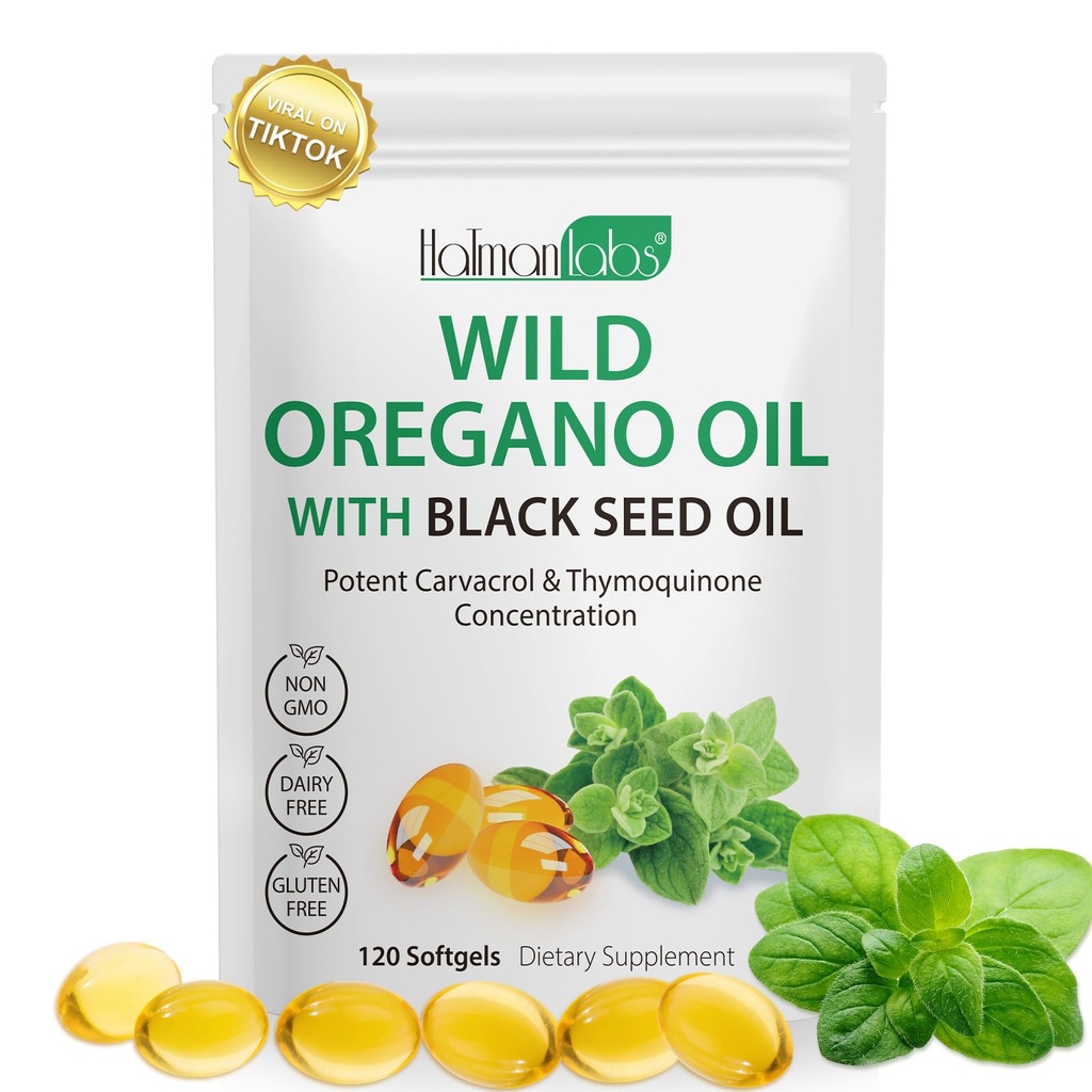 Oregano Oil Capsules, 2 in 1 Oregano Oil with Black Seed Oil, Oregano Oil Assuppose Capsules, Oregano Oregano Organo Operano Oil Operato, Non-GMO, Gluten Free (英语:Oregano Oil of Oregano Oil and Black Seed Oil, Oregano Oil Supers, Oregano Oregano Oil of Oregano Oil, Non-GMO, Gluten Frei) 黑种子石油,奥莱根奥莱根奥莱根石油补充,奥莱根奥石油提取有机石油,非GMO,无胶