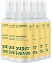 ATTITUDE 成人和儿童手卫生喷洒器,EWG 验证,杀菌和革姆斯,维冈,柠檬叶,3.38 Fl Oz (Spray Bottle) (Pack of 6)