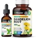 BIO KRAUTER 氯phy锡 2 Fl. Oz. & Dandelion 100 Capsules