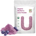 UNLESH'D ORGANIC 有机蓝莓汁粉 16 oz 100%纯天然绿色食品,富含抗氧化剂和维生素,爱滋消化剂和靴子液功能