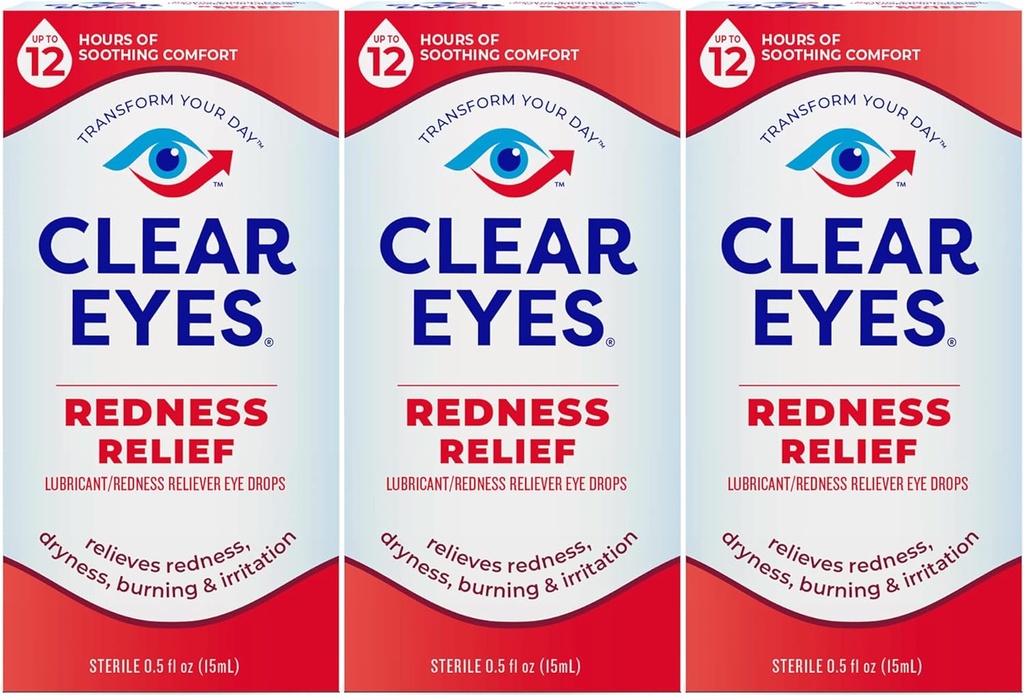 清眼红眼救眼液,0.5 Fl Oz,包3