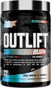 Nutrex Outlift Burn pre-workout supplex for Energy, Focus & Endurance → Metabolyte, L-Citrulline, Beta-Alanine & Cafeine → 性能热成性公式(22种服务,红白梅里卡)