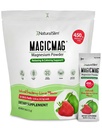 NaturalSlim Magig Magnesium Packets 30 Stick Pack Magnesium Citrate Powder – 压力、便秘、肌肉、心脏健康和睡眠支持 → 天然草莓和莱姆火焰镁补充品