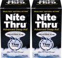 高级睡眠援助Melatonin饮食补充,10mg Capsules,60 Counter (Pack of 2)