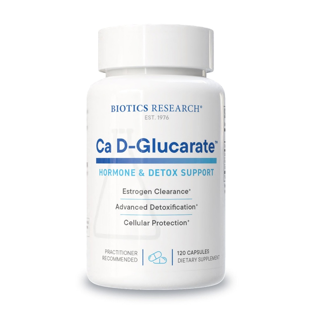 生物学研究 Ca D Glucarate Liver 解毒,消除毒素,强骨,激素健康,心脏健康,健康身体组成,原始有机植物文化 120 Counter
