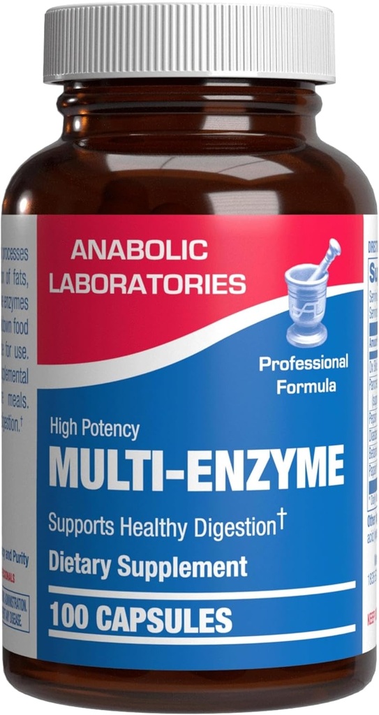 多消化酶与Ox Bile 补充剂 - 临床强消化酶与Pancreatin Pancreatic Enzyms 蛋白质碳和脂肪消化酶支持与减少胃的不适