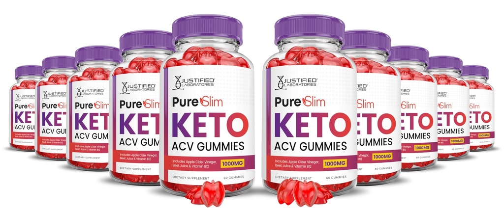 (10 Pack) 纯Slim Keto ACV Gummys 高级公式 1000MG 纯Slim Keto Gummys 苹果苹果苹果苹果醋 配有石榴甜菜汁粉 B12 Vegan Non GMO 600 Gummys 配制.