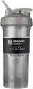 BlenderBottle Shaker Bottle Pro系列 完美地用于蛋白质摇摆和前期工作,28-Ounce,烟灰