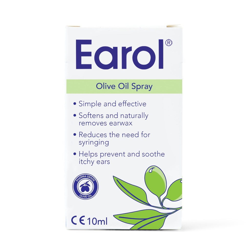 Earol 橄榄油 天然耳蜡 软化器 天然去除有效喷雾