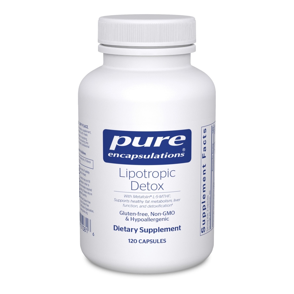纯封装  Lipotropic 解毒 → 假过敏性补充 支持liver 函数和解毒 → 120 Capsules