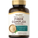 Piping Rock Fiber Complex Supplement + + 1500 mg + 120 Capsules + 3 动作药 + 与 Psyllium , Oat Bran 和 Apple Pectin → Non-GMO , Gluten Free