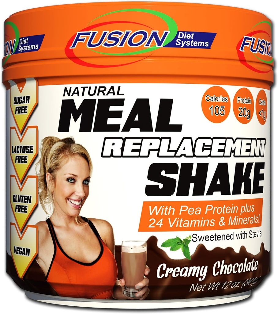 Fusion Plant基于Vegan Meal 替代蛋白粉 – Creamy Cocolican Flavor, 最佳纯原完整体育表演摇摆, Gluten-Free, Sugar-Free, 10 Services, 由Fusion Det Systems制作 .