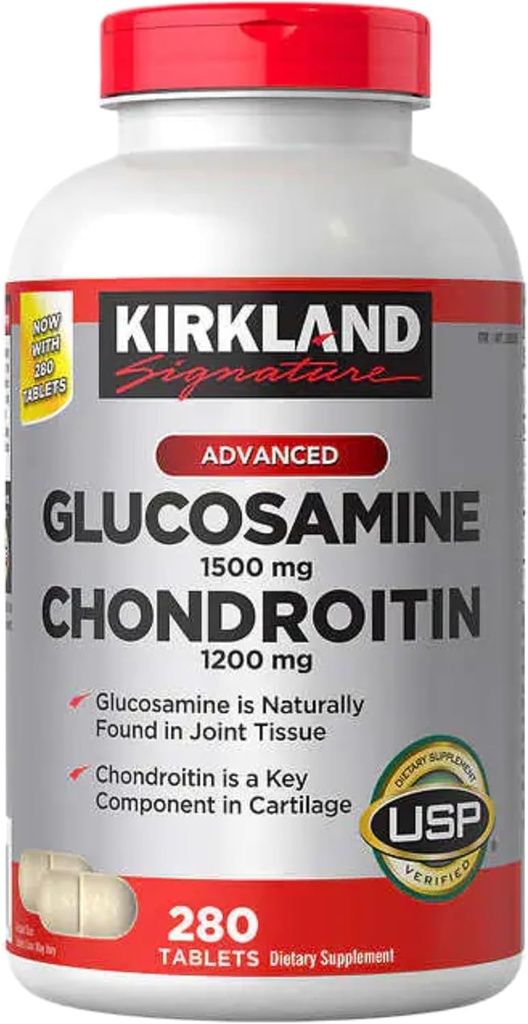 Kirkland 签名 Glucosamine & Chondroitin, 280平板电脑