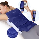 REVIX 背面大冰包,13“ x 21” 背面全覆盖重用 Gel 冷包,肩部冷压缩包, Hip, Leg Relief, Fatigue 理想,肌肉酸痛,和日常恢复,海军