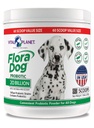 生命星球 - 花狗Probiotic粉末补充品,配有20亿种文化和10种施特兰斯,HighPotency Immun和消化性支持狗的Probiotic,7.84 oz.,222格拉姆,60种服务