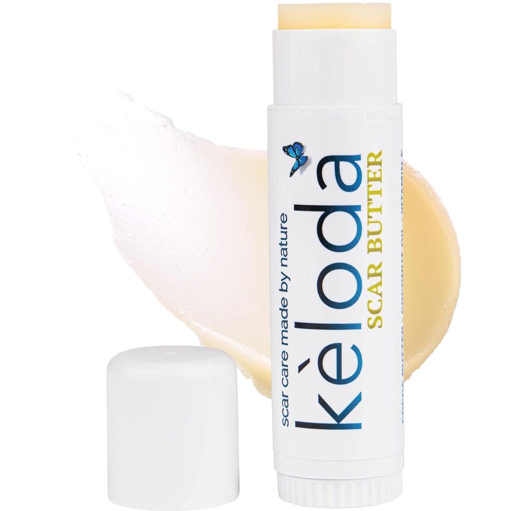 Keloid Scar Care Butter 棒、Scars & Keloids 治疗包件,用于皮尔琴、伸展马克、Acne、Anti-Scar Cocoa、Shea Butter、Coconut、和Jojoba Oils的手术包件