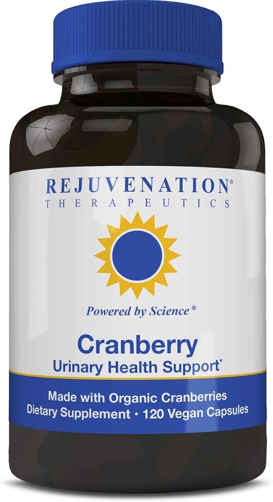 恢复治疗 有机Cranberry 160:1 提取物(45 mg PAC = 40000 mg 新鲜Cranberry) - 最有可能的Cranberry提取物(120 Vegan Capsules,无糖,无豆)