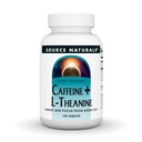 天然咖啡因 + L- Theanine, 绿色茶的能量和重点支持* - 120块