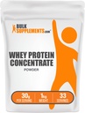 Bulk 补编.com Whei 蛋白质集中粉剂 - Whey 蛋白质粉剂补充剂,无甜,无味和无胶,每服30克,1公斤(2.2磅)(包1)