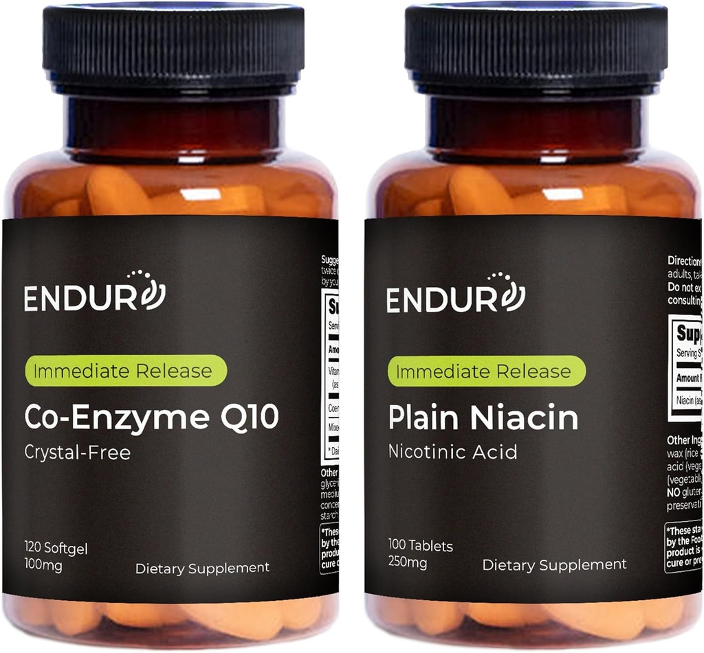 耐力产品 共酶 Q10 无水晶(120软胶) B3 Plain Niacin