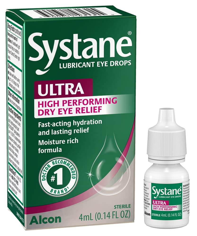 Systane Ultra润滑剂眼滴,0.14 Fl Oz(包1)