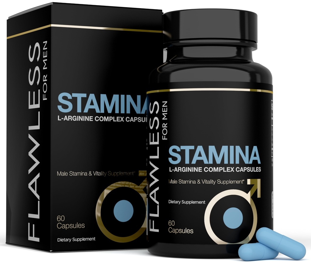 快速代理L-Arginine、L-Citrulline和Nitric Oxide Supplement for Men 推动男性的生命力、血液流动和耐力 60卡普勒