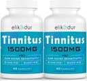 1500 MG Tinnitus for Ringing Ears, Tinnitus Supplement for Ear ringing, properateary Herbal Blend, Ear Tinnitus for Mext Men, (60 Caps, 2-Pack) 配音: 爱丽丝 配音: 爱丽丝 配音: