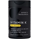 运动研究 维生素K 多色谱 - 维生素K的三种类型: K1, K2 MK-4 & K2 MK-7 - Vegen友好, Plantgel Capsule - 60软胶