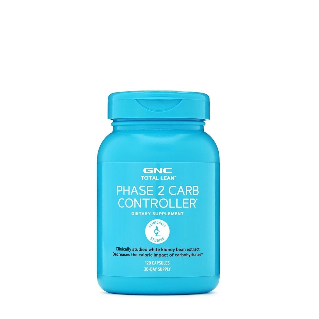 GNC 总精度第2阶段碳控制器,减少碳水化合物对卡罗里的影响,120卡普勒