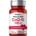 Pipping Rock CoQ10 100mg + 120 软胶 + 与黑胡椒 提取 → 非 GMO, Gluten 免费补充