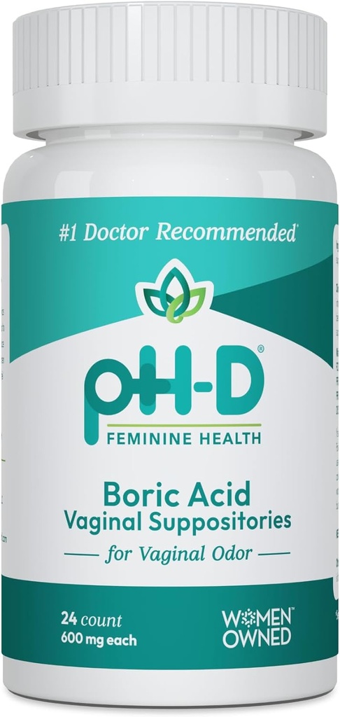 pH-D 女性健康 -- -- 600 mg Boric Acid 假设 -- -- 女性拥有 -- -- 用于阴道阴道阴道 -- -- 24个计数