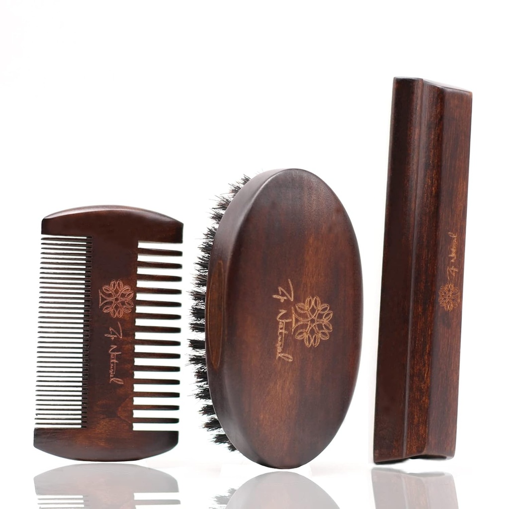 男子胡子毛衣 - 欧洲Vintage Style w/Beard Comb, 胡子刷子, 胡子酒吧 - 专注于男子胡子护理, 掌握男人的胡子遍及世界