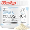 健全健康Colostrum 补充人类的粉末 - 有机Bovine Colostrum 补充古特健康,发型生长,美容,和免疫支持 - 不受欢迎(146g)