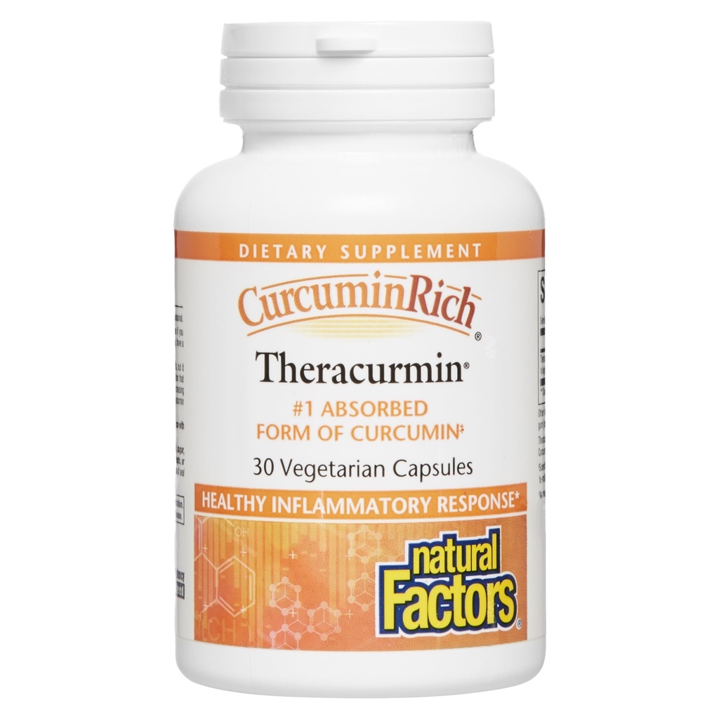 自然因素,CurcuminRich Theracurmin,30毫克,用于高级吸收,30个计数(一包)