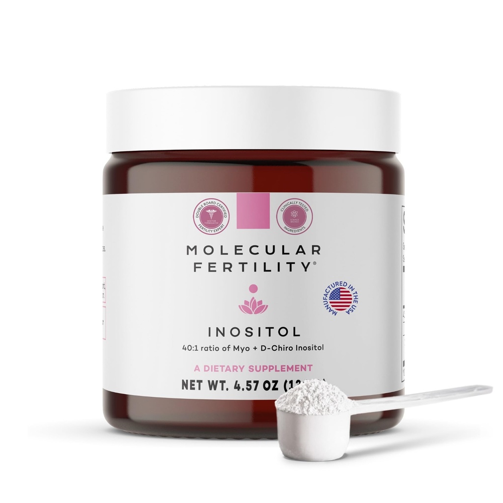 Myo-Inositol & D-Chiro Inositol Powder - 男女生育补助 - 40:1 比率、荷尔蒙平衡、生殖支持、葡萄糖代谢 - 不受欢迎 - 30天供应