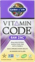 生命维生素代码GARDEN Zinc Vegan Capsules, 60 CT