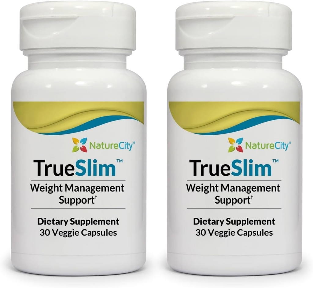 NatureCity True-Slim Fat and Wight Supplement 帮助减少脂肪的积累 | Capsules | Non GMO |美国制造