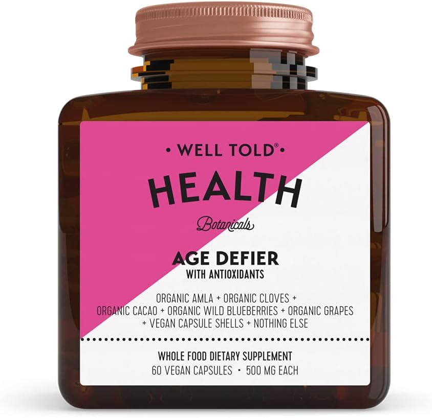 与有机阿姆拉(Cacao)和有机葡萄(Non-GMO + Vegan)的Resveratrol(60 Capsules)相比,