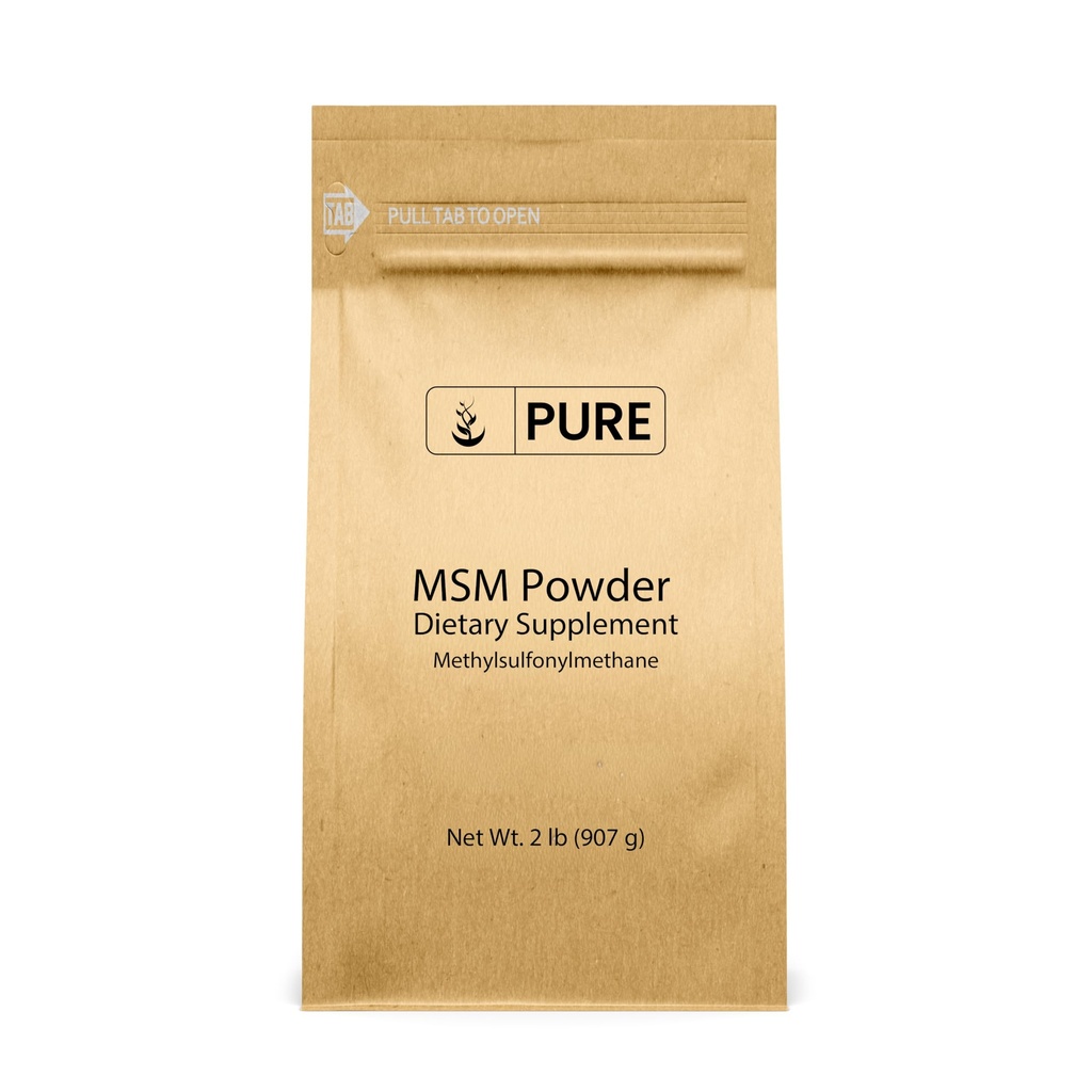 甲基磺酰甲烷 MSM 粉(2磅),永纯,天然硫膳食补充剂