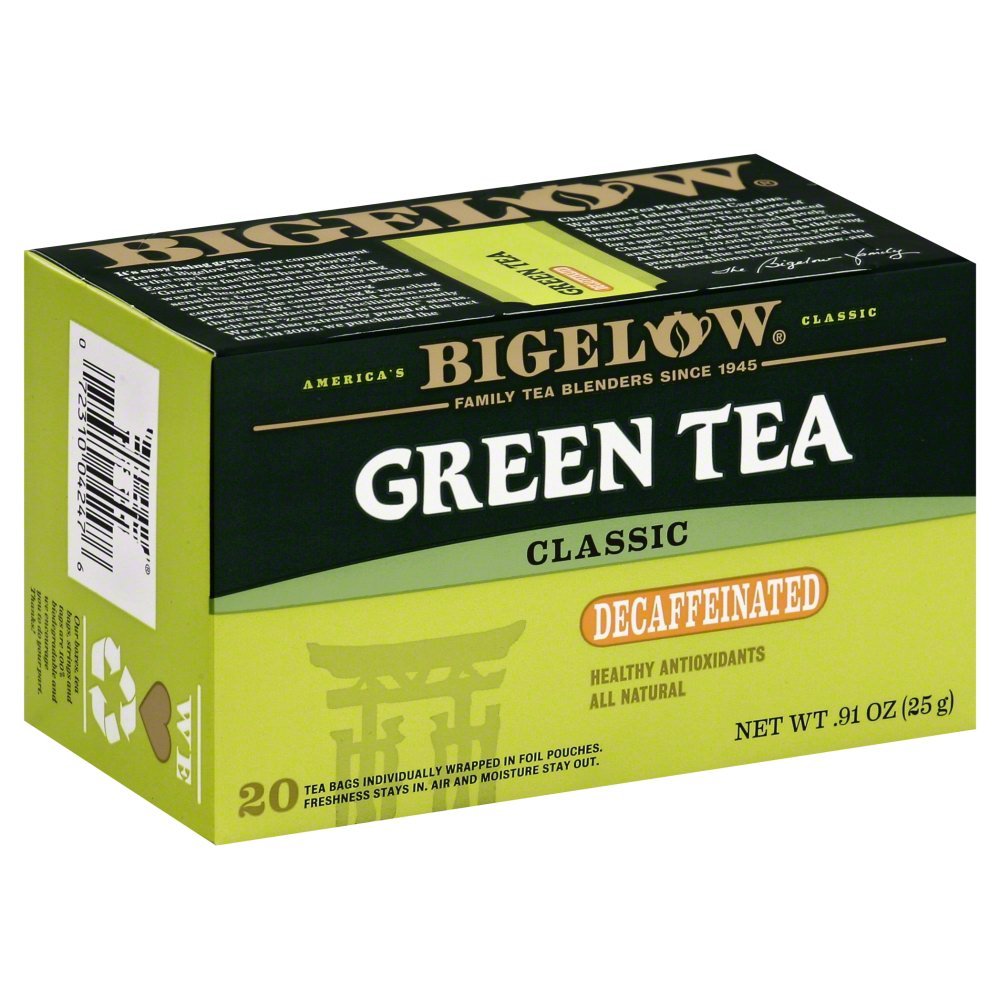 Bigelow 绿茶无咖啡因 0.91 OZ(3包)3
