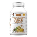 Andrew Lessman PC 肝脏和大脑福利 180 Softgels - Phosphatidyl Choline, 健康肝脏和大脑结构最重要的建筑块,功能. 没有附加物。 容易吞软胶